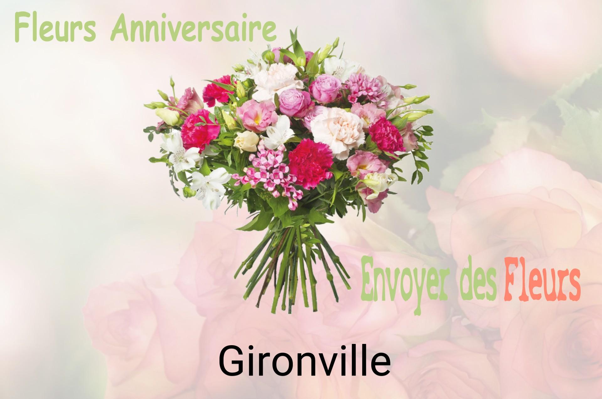 Bouquet de fleurs d’anniversaire livré à Gironville